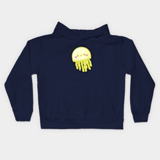 Cute Yellow Jellyfish Kids Hoodie